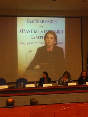 Αναστασία Ψωμιάδη στο 21ο Ετήσιο Διεθνές Συμπόσιο "Διατλαντική Ασφάλεια και οι μελλοντικές προκλήσεις"