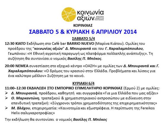 Εκδήλωση Koρινθίας